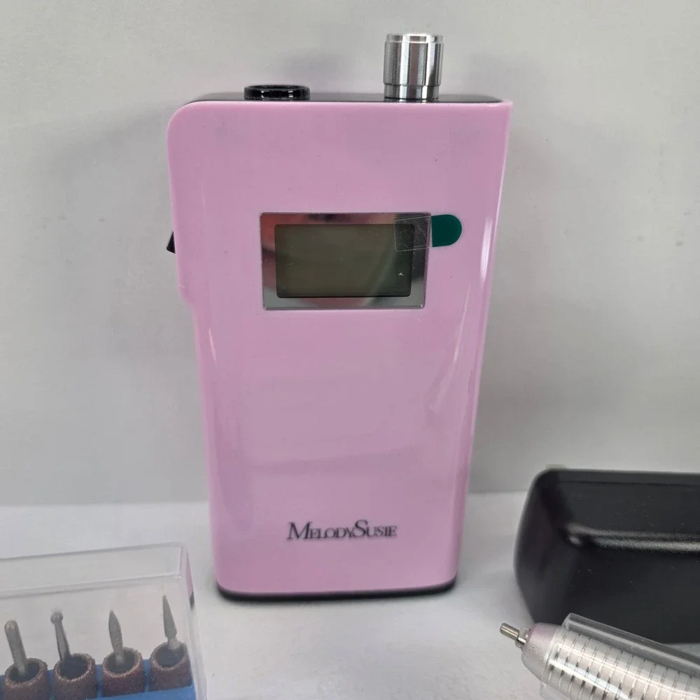 MelodySusie SC320H Professional Rechargeable Nail Drill 30000 RPM Purple Silver